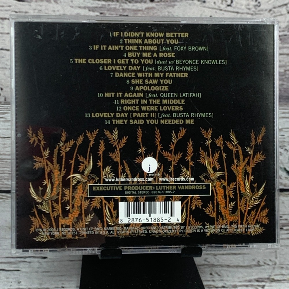 Luther Vandross – Dance With My Father [2003 CD] Album J Records Music‎ - Picture 2 of 9